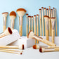25 Piece Bamboo Brush Set